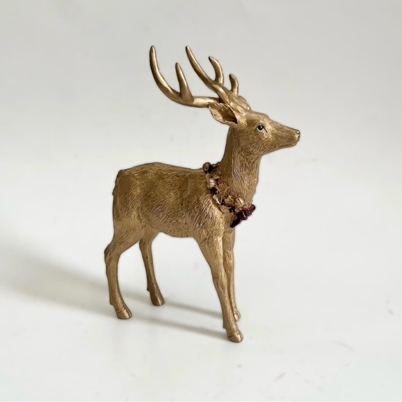 NIB House of Lloyd Christmas Around The World Reindeer Golden Accents Sleigh - Picture 3 of 12